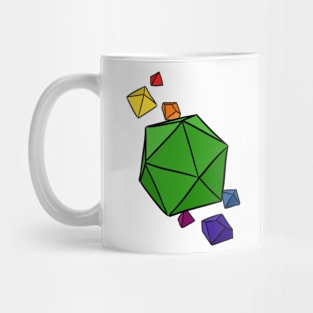 Gay Pride Colors Dice Mug